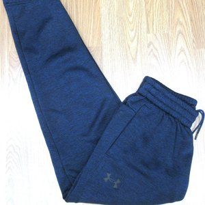 UNDER ARMOUR LOOSE FIT POLYESTER PANTS NAVY BLUE Sz MEDIUM, M